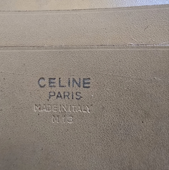 Celine Brown and Tan Wallet With Kisslock Coin Pouch - Picture 8 of 8